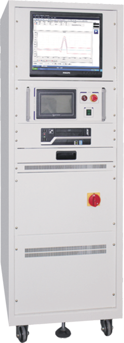 Collision testing machine